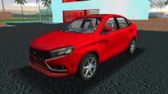 Lada Vesta Red для GTA Vice City