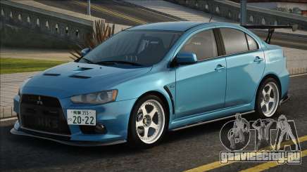 Mitsubishi Lancer Evolution X Bl для GTA San Andreas