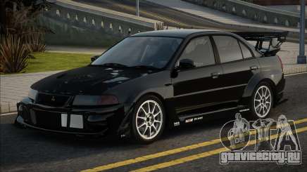 Mitsubishi Lancer Evolution V Blek для GTA San Andreas