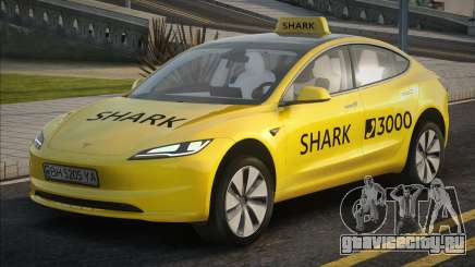 Tesla Model 3 Shark Taxi для GTA San Andreas