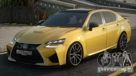 Lexus GS350 Yellow для GTA San Andreas