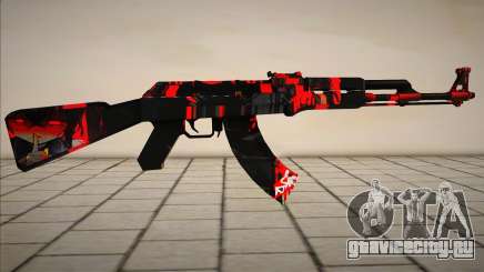 Ak47 Grafiti Simple Skin для GTA San Andreas