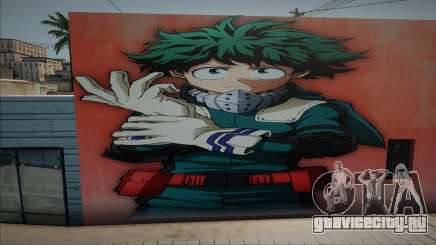 Mural Izuku Midoriya для GTA San Andreas