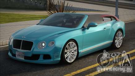 Bentley Continental GT 2014 Blue для GTA San Andreas