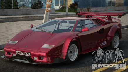 Lamborghini Countach Red для GTA San Andreas