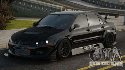 Mitsubishi Lancer Evo IX Blek для GTA San Andreas