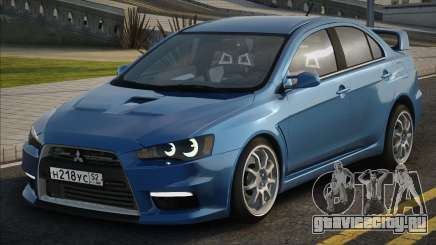 Mitsubishi Lancer Evolution Blue для GTA San Andreas