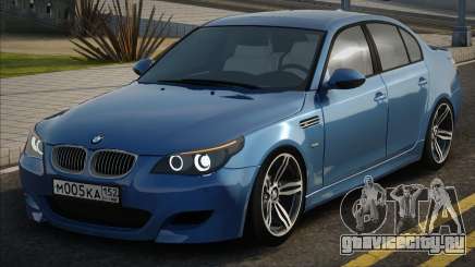 BMW M5 E60 Blu для GTA San Andreas