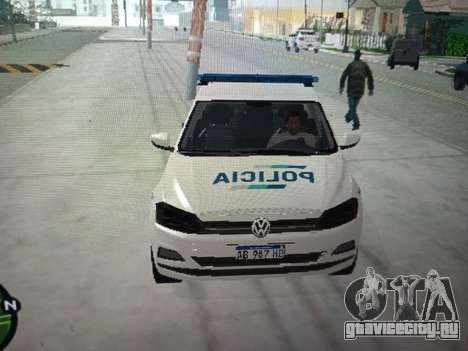 Volkswagen Virtus Policia PBA для GTA San Andreas