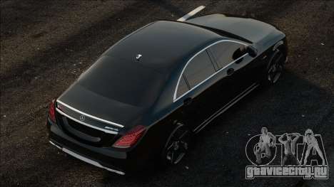 Mercedes-Benz s63 w222 Black для GTA San Andreas