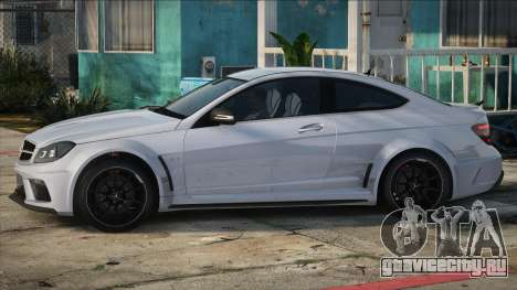 Mercedes-Benz C63 AMG Coupe Silver для GTA San Andreas