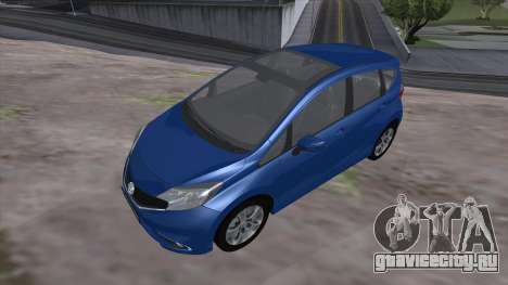 Nissan Note Euro 2014 для GTA San Andreas