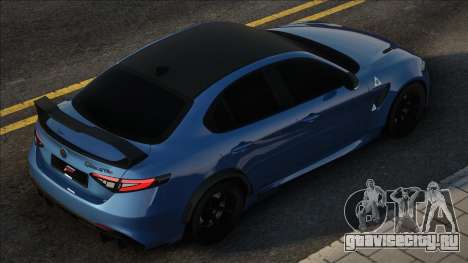 2020 Alfa Romeo Giulia GTA Blue для GTA San Andreas