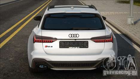 Audi RS6 Avant 2020 White для GTA San Andreas