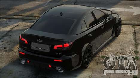 Lexus IS-F Black для GTA San Andreas