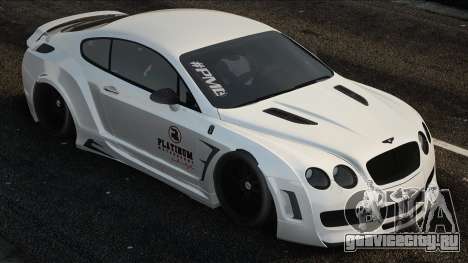 Bentley Continental GT Platinum Motorsport WY для GTA San Andreas