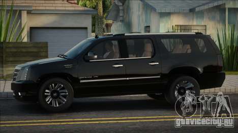 Cadillac Escalade ESV 2012 Black для GTA San Andreas