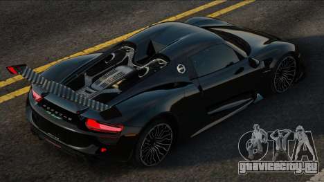 Porsche 918 Spyder 2014 Blek для GTA San Andreas