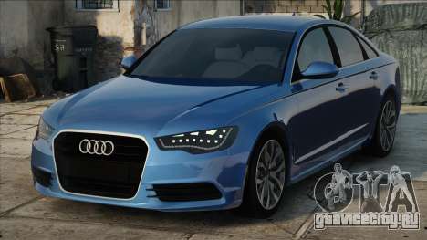 Audi A6 2012 Blue для GTA San Andreas