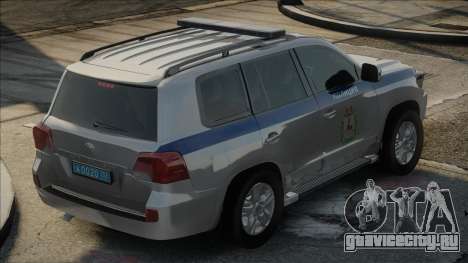 Toyota Land Cruiser 200 полиция для GTA San Andreas