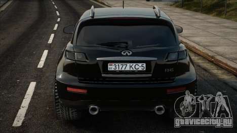 Infiniti FX45 Blek для GTA San Andreas