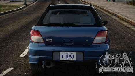 Subaru Impreza Wagon Blue для GTA San Andreas