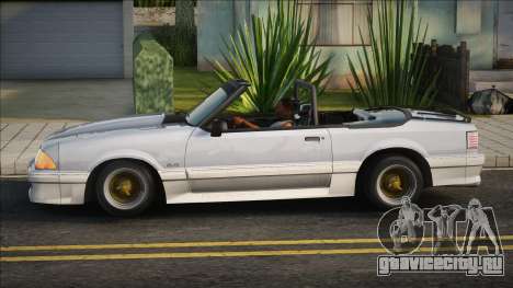 1987 Ford Mustang GT 5.0 Convertible для GTA San Andreas