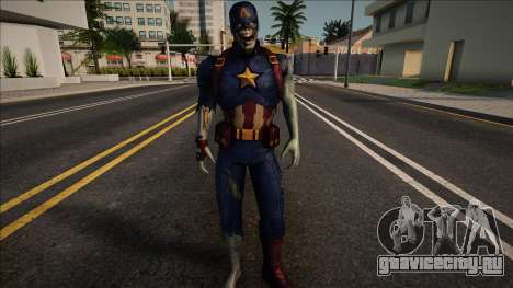 Zombie Captain America (Marvel Future Fight) для GTA San Andreas