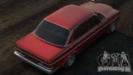 Mercedes-Benz W123 300D Red для GTA San Andreas