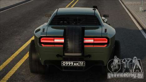 2010 Dodge Challenger SRT Military для GTA San Andreas