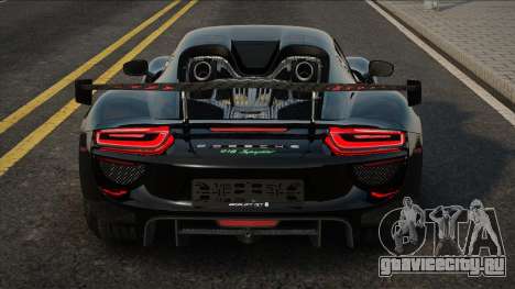 Porsche 918 Spyder 2014 Blek для GTA San Andreas