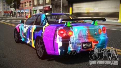 Nissan Skyline R34 Heroshi S4 для GTA 4