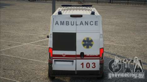 Fiat Ducato Ukrainian Ambulance для GTA San Andreas