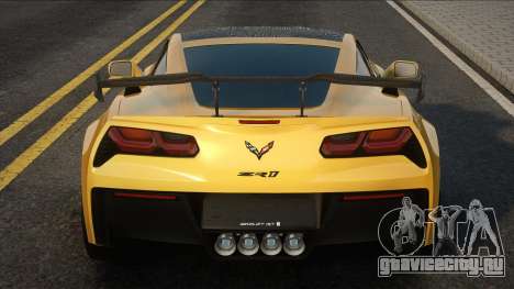 Chevrolet Corvette ZR1 2019 Yellow для GTA San Andreas