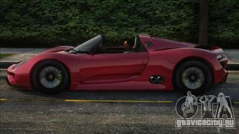 Porsche 918 Spyder Concept Study Grey Interior C для GTA San Andreas