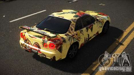 Nissan Skyline R34 Heroshi S11 для GTA 4