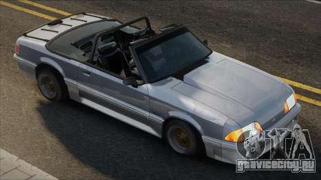 1987 Ford Mustang GT 5.0 Convertible для GTA San Andreas