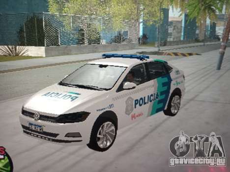 Volkswagen Virtus Policia PBA для GTA San Andreas