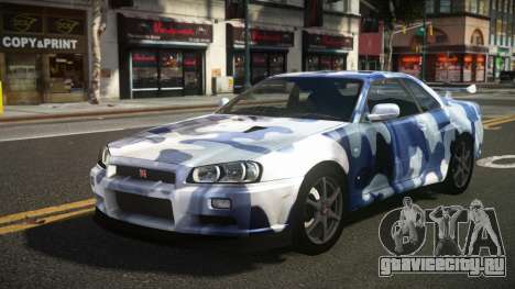 Nissan Skyline R34 Heroshi S10 для GTA 4