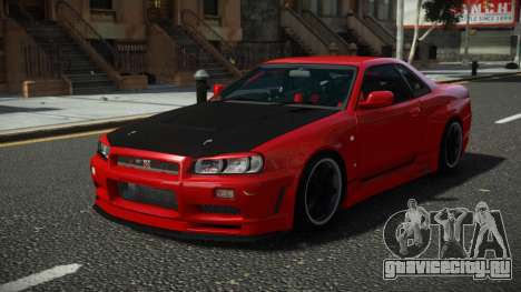 Nissan Skyline R34 Lanuga для GTA 4