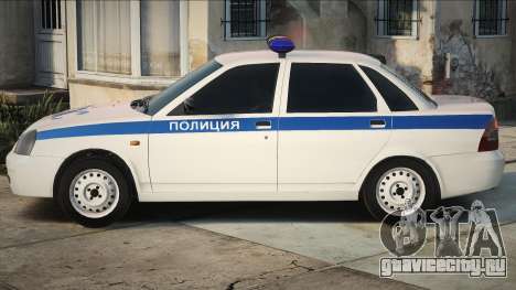 LADA Priora ДПС White для GTA San Andreas