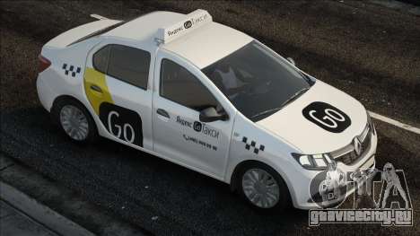 Renault Logan 2015 (Yandex Taxi) для GTA San Andreas