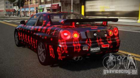 Nissan Skyline R34 Heroshi S13 для GTA 4