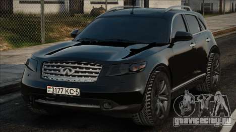 Infiniti FX45 Blek для GTA San Andreas