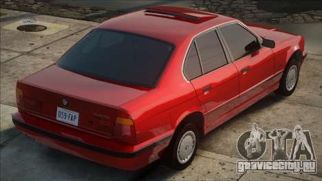 BMW E34 Red для GTA San Andreas