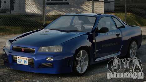 Nissan Skyline R34 Calsonic для GTA San Andreas