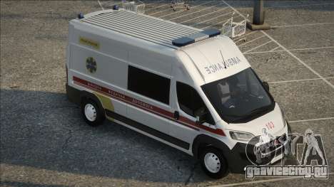 Fiat Ducato Ukrainian Ambulance для GTA San Andreas