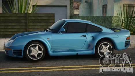 Porsche 959 1987 Blue для GTA San Andreas