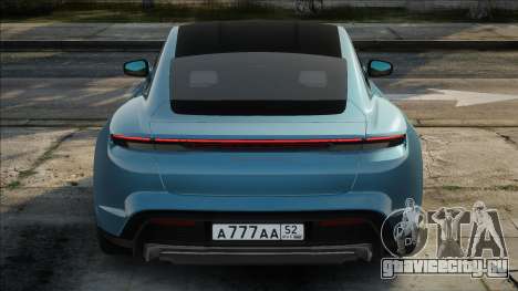 2021 Porsche Taycan Turbo S R-Plate для GTA San Andreas