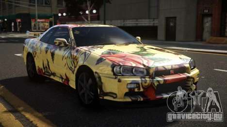 Nissan Skyline R34 Heroshi S11 для GTA 4